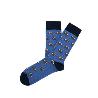
  
      Blue football sock
    
