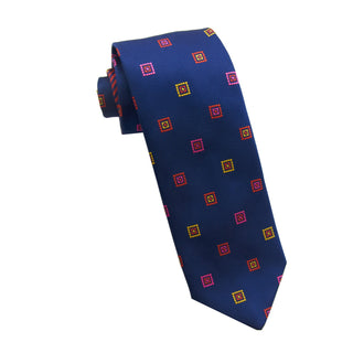 
  
      
        Blue geometric tie - 13297-67954 - Hammer Made
      
    
