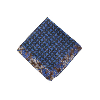 
  
      Blue paisley pocket square
    
