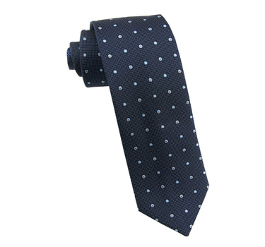 Dark blue dot tie - 14207-71466 - Hammer Made