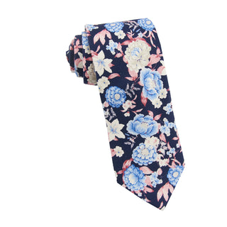 
  
      
        Dark blue floral tie - 14186-71445 - Hammer Made
      
    
