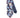 Dark blue floral tie - 14186-71445 - Hammer Made