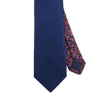 
  
      
        Dark blue pattern tie - 14211-71470 - Hammer Made
      
    

