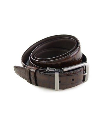 Dark Brown Croc/Brown Belt - 12573-63856 - Hammer Made