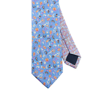 
  
      
        Light blue floral tie - 14194-71453 - Hammer Made
      
    
