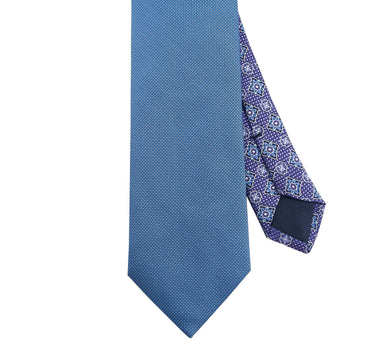Light blue micro tie - 14197-71456 - Hammer Made