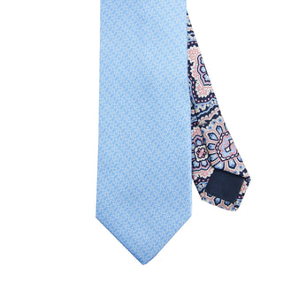 
  
      
        Light blue pattern tie - 14189-71448 - Hammer Made
      
    
