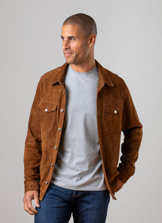 
  
      Matteo Suede Shirt
    
