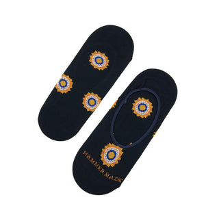
  
      
        Navy Portuguese medallion shorty sock - 14130-70763 - Hammer Made
      
    

