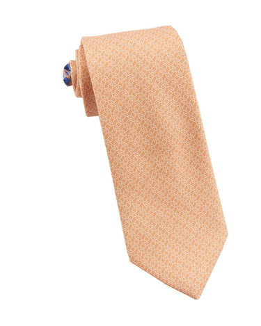 Orange pattern tie - 14191-71450 - Hammer Made