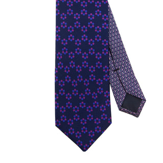 
  
      Purple Geometric Tie
    

