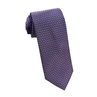 
  
      Purple geometric tie
    
