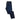 A pair of Tailored Fit Denim jeans in dark blue, featuring stretch comfort and a button closure, folded with one leg crossing over the other to showcase the front pockets. Isolated on a white background and available in 30″ and 32″ inseam options.
